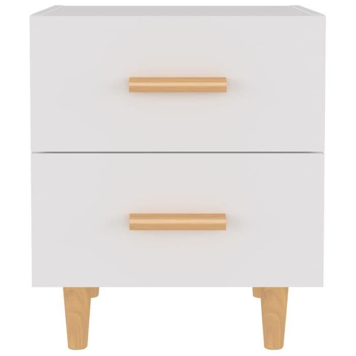 Cabinet De Chevet Miniature En Bois Blanc Vintage - 5.5x3.9x5.1cm - Décoration Maison De Poupée, Modèle DIY, Accessoire Photo - 2