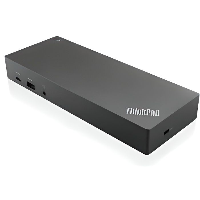 Lenovo ThinkPad Hybrid USB C avec Station d'accueil A Adaptateur CA Pointe Fine câble USB C vers USB C vers USB A D - vue 3