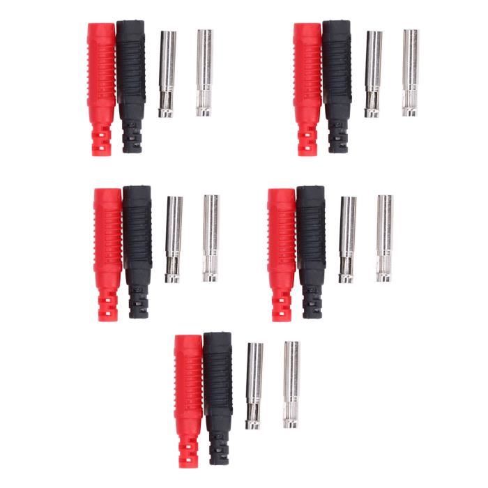 Lot De 10 Borniers PCB 5 Broches – Pas 5,08 Mm, Angle Droit – Pour Connexions électroniques, 300V 15A – Vert - 10