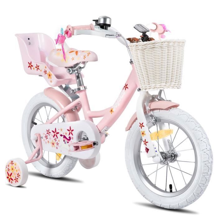 Vélo HILAND Adler 14 Ou 16 Pouces - Pour Garçons De 2 à 7 Ans - Roues D'entraînement, Freins à Main Et Rétropédalage
