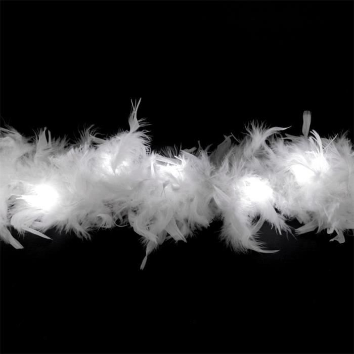 Guirlande de table plumes blanches - Cdiscount Maison