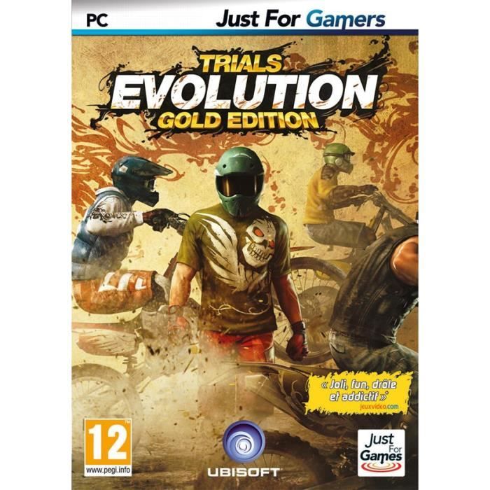 Jeu PC Trials Evolution Gold Edition Ubisoft Reissue Action Mode en ligne PEGI 12+