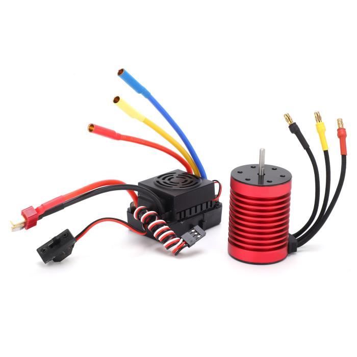 Moteur Brushless 7200KV Avec ESC 25A Pour Bateau RC 1/18 - Moteur 2430 Et Contrôleur Vitesse