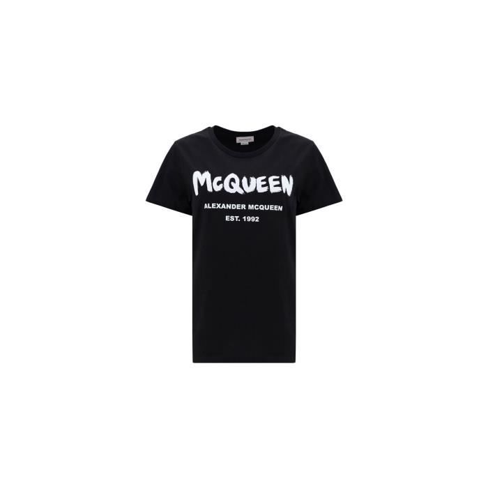 ALEXANDER MCQUEEN FEMME 608614QZAD30520 NOIR AUTRES MAT RIAUX T