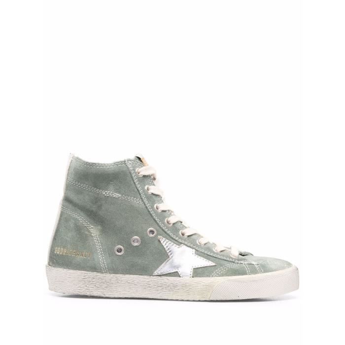 golden goose verte pailletée