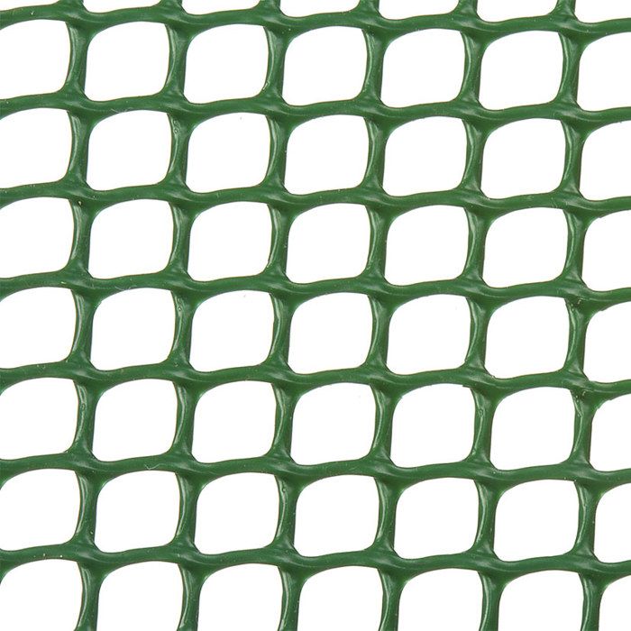 Grillage plastique 1x25 m vert maille carrée 4.5 mm Balconet 