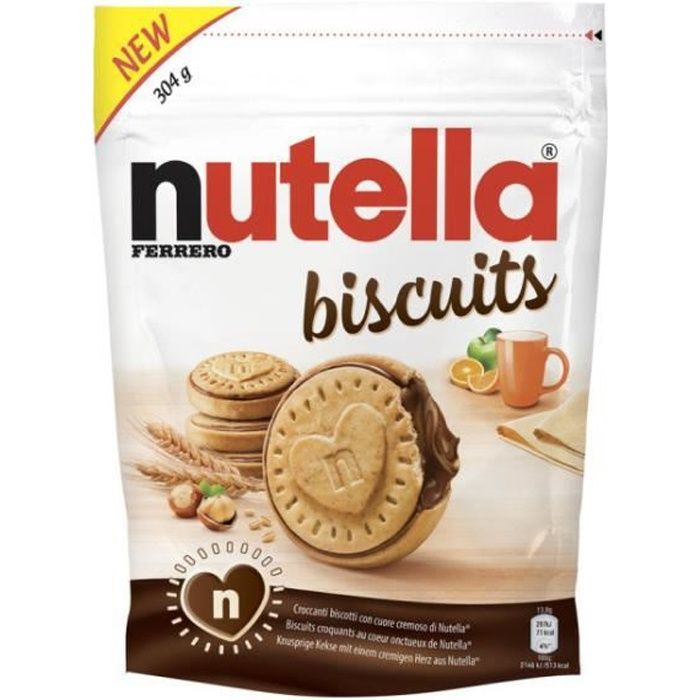 NUTELLA Biscuits - 22 pièces - 304 g