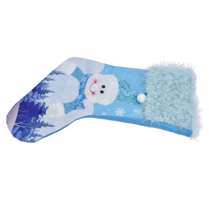 Grande Chaussette De Noël Tricotée - 46 Cm - En Acrylique Doux Avec Boucle De Suspension - Pour Cheminée, Arbre Ou Décoration Murale