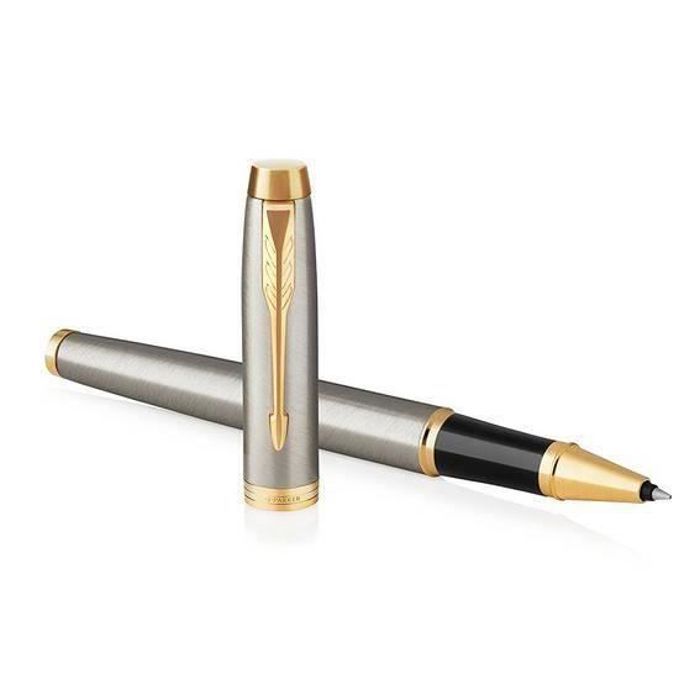 LAMY Studio Stylo Plume Fin Pointe Acier Brossé Avec T10 Bleu Encre
