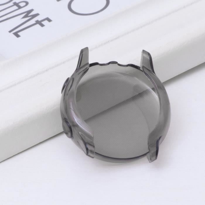 Coque Protection Montre Connectée - PC + Verre - Transparent/noir/blanc/vert/bleu/rose - 50.6x40.7 Mm