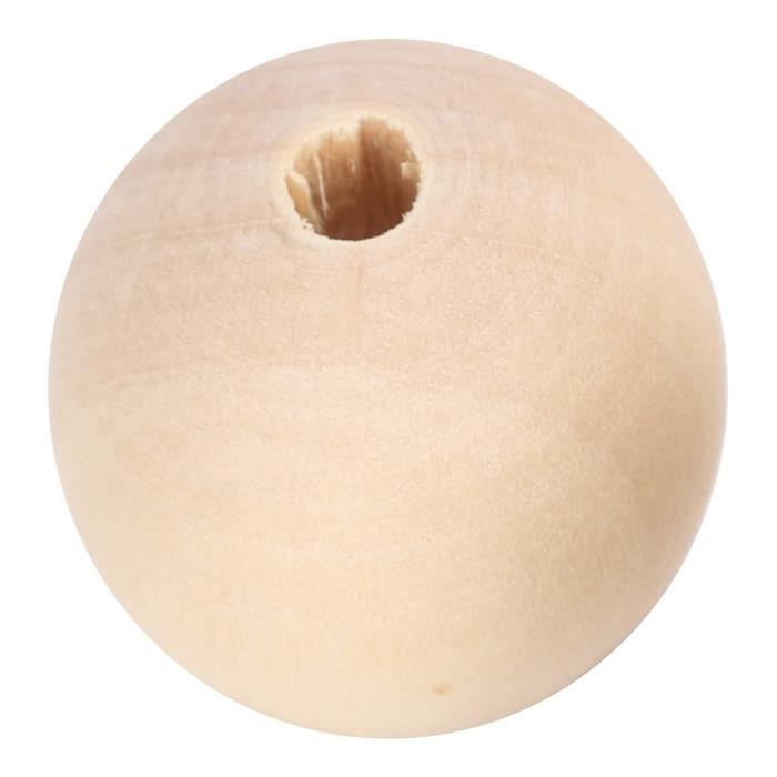 Hess Holzspielzeug 14669 – Hochet Baguette En Bois Avec Grelots, Perles Et Anneaux – Nature Série Ours – Fabrication Allemande