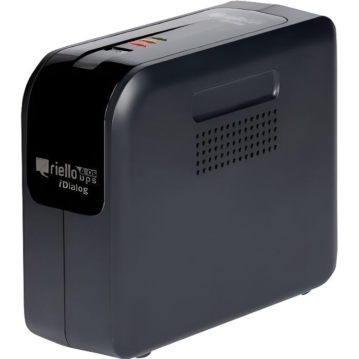 Riello UPS iDialog IDG 600 Onduleur CA 230 V 360 Watt 600 VA USB connecteurs de sortie : 4 noir
