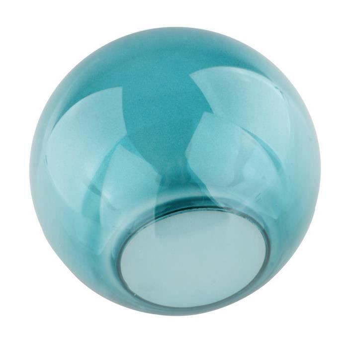 COOK-Abat-jour globe en verre de rechange Dégradé Bleu D13cm