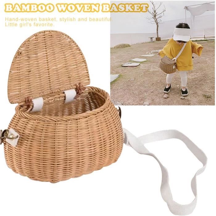Panier Guidon Avant Panier De Guidon Vélo Enfant - Avec Couvercle Et Bandoulière, Pour Vélos, Trottinettes, En Plastique Durable Accessoire Vélo Guidon Avant
