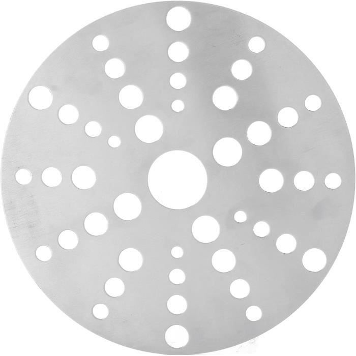 Disque diffuseur de chaleur en acier inoxydable, adaptateur à induction, plaque conductrice thermique avec poignée amovible (D Disque diffuseur de chaleur en acier inoxydable, adaptateur à induction, plaque conductrice thermique avec poignée amovible (D