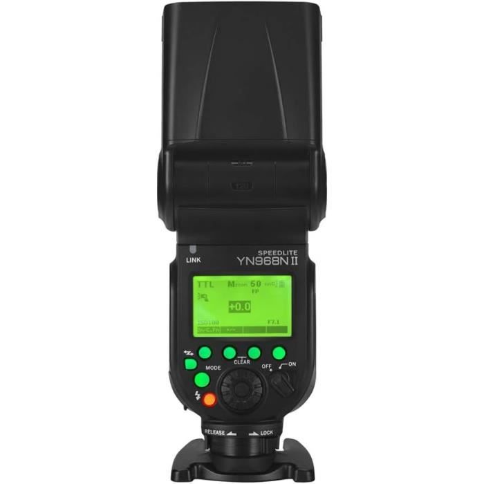 Godox TT685II TT685II-N Flash Pour Appareil Photo Nikon, 2.4G TTL Nikon Speedlite HSS 1/8000S, Environ 330 Flashes à Pleine Puissance, 0.1 à 2.6 S Temps De Recyclage, Externe Flash Pour Photographie