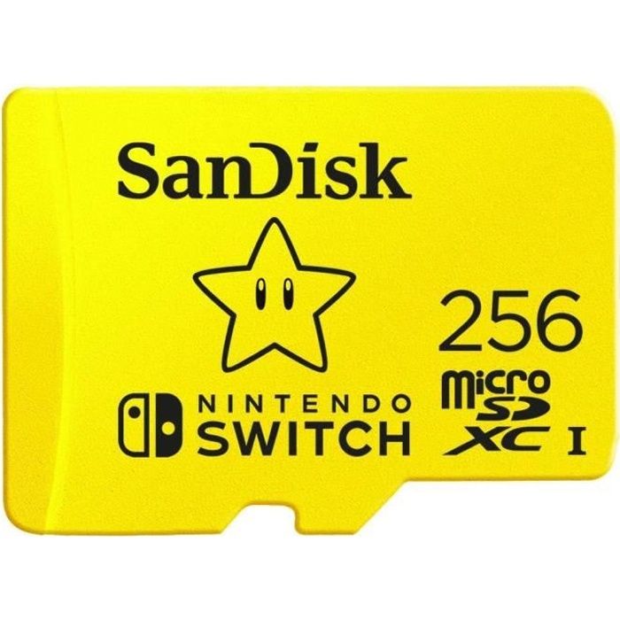 Carte microSDXC SanDisk pour Nintendo Switch - vue 2
