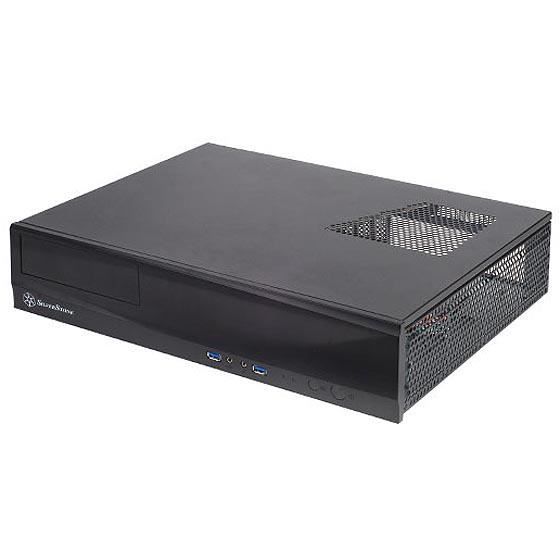 SilverStone SST-ML03B – Milo Boîtier PC Slim silencieux HTPC Micro ATX noir