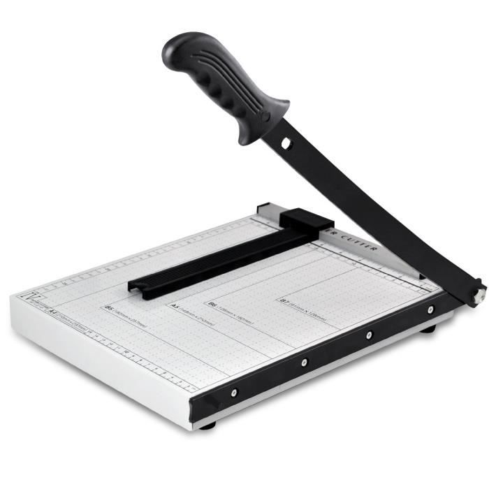 Chrisun Massicot 30CM 12IN 300 Feuilles A4 Robuste Usage Commercial Papier Coupe-Papier Guillotine Coupe-Papier De Base Pour Pile De Bureau