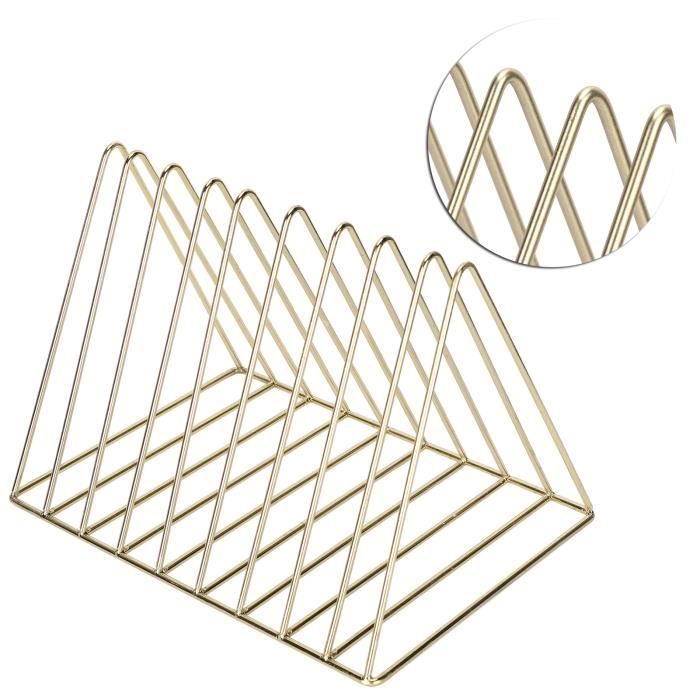 GOTOTOP étagère De Livre De Bureau Étagère En Fer Forgé Pratique