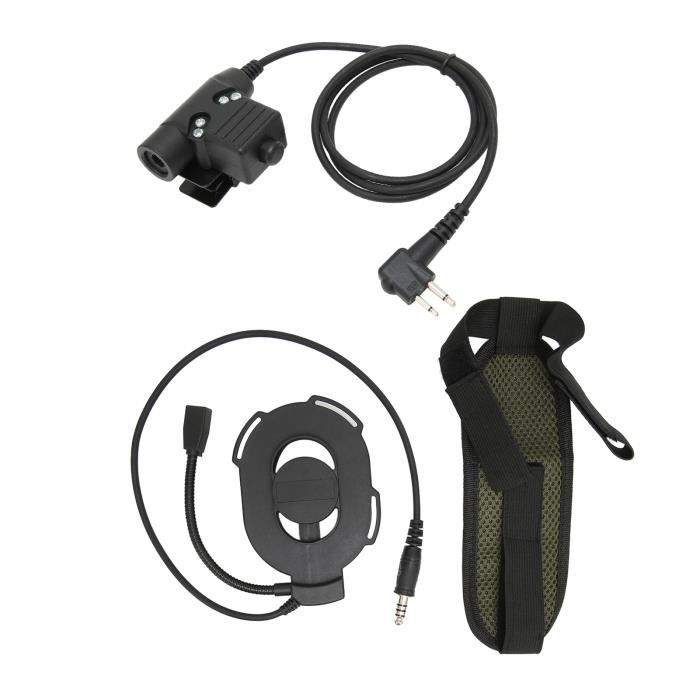 Casque Radio PTT, Casque Radio 2 Voies Avec PTT, U94 PTT Adaptateur Mobile 2 Broches 7,0 Mm Prise Push To Talk Pour Casque Radio Ken-Wood/Bao-Feng Casque Radio PTT, Casque Radio 2 Voies Avec PTT, U94 PTT Adaptateur Mobile 2 Broches 7,0 Mm Prise Push To Talk Pour Casque Radio Ken-Wood/Bao-Feng