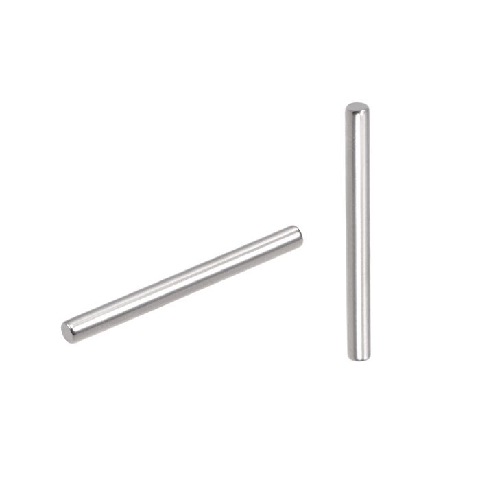 Chevilles pour étagère SOURCING MAP 100pcs 2mm x 22mm Goupille 304 Inox Acier Chevilles Support Étagères Argenté