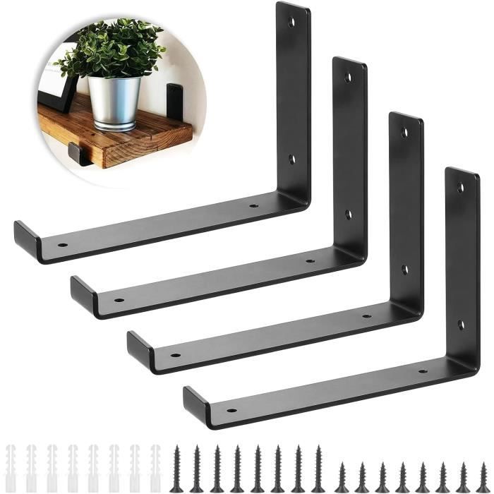 Lot de 6 supports d'étagère flottants, étagères flottantes, support d Lot de 6 supports d'étagère flottants, étagères flottantes, support d