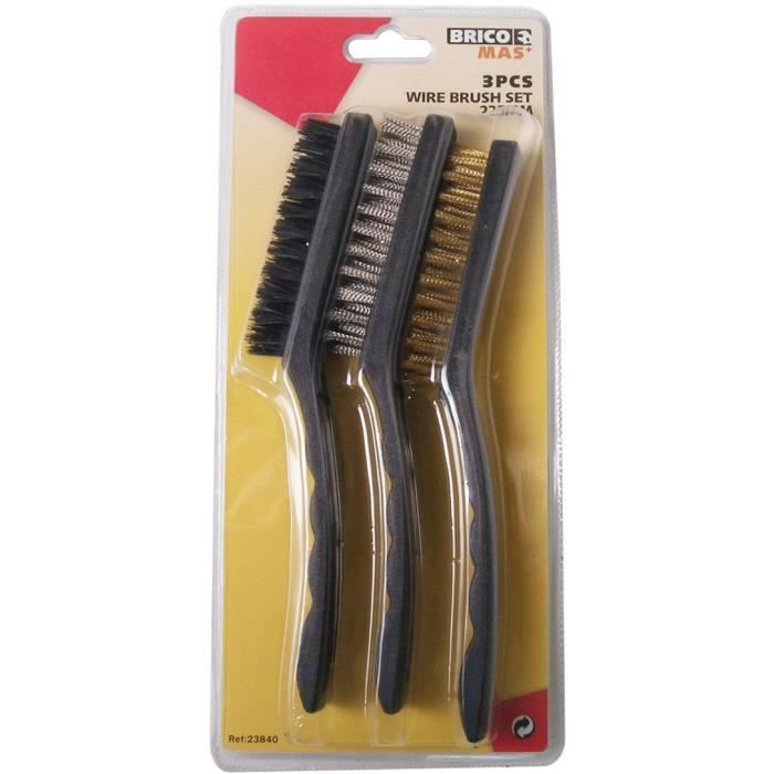 ROLSON 6 Mini fil brosse de nettoyage Brosses Set Métal Tuyau BBQ Saleté Rouille