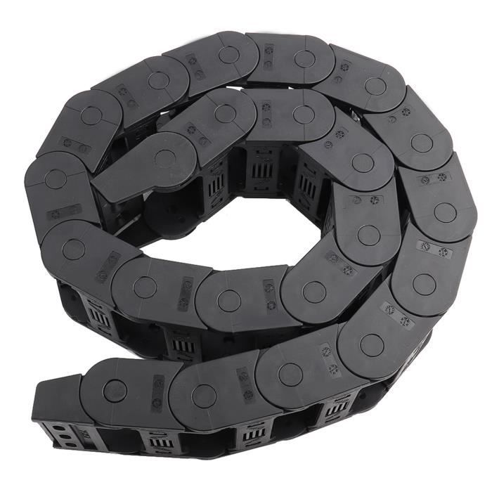 Chaîne Porte-fil Pour Machine à Graver / Découpeuse Plasma - Longueur 100 Cm, Dimensions 25 X 57 Mm