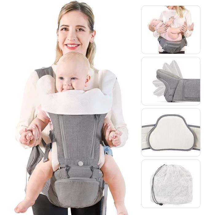 Porte Bébé Ergonomique Sûr Et Confortable Avec Siège De Hanche