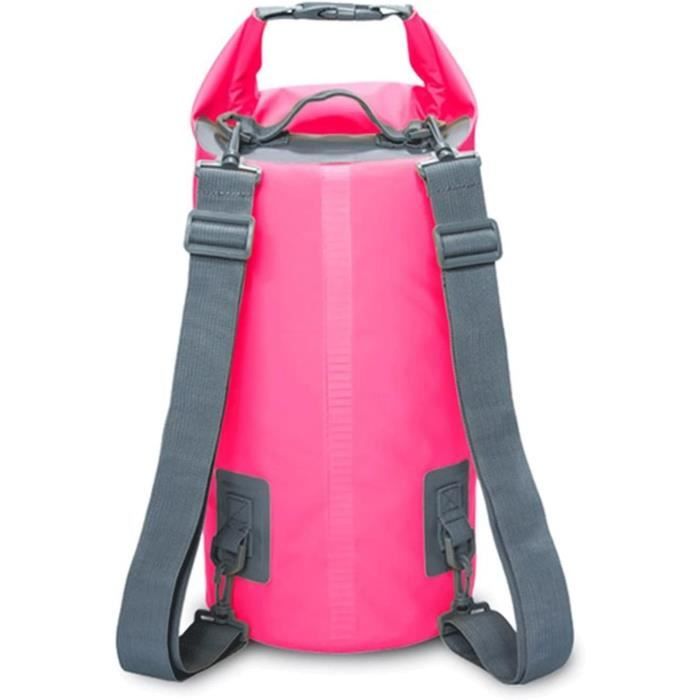 Mizikuu Sac Étanche 10L Dry Bag Avec Bandoulière Réglable - Bleu Pour Plage, Kayak Et Camping