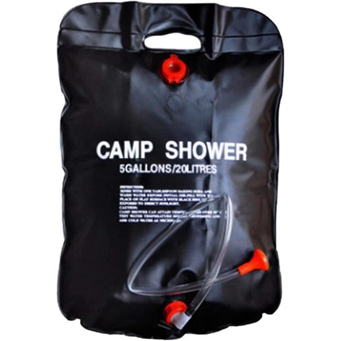 Douche solaire portable Sunwater pour camping car, van, site isole