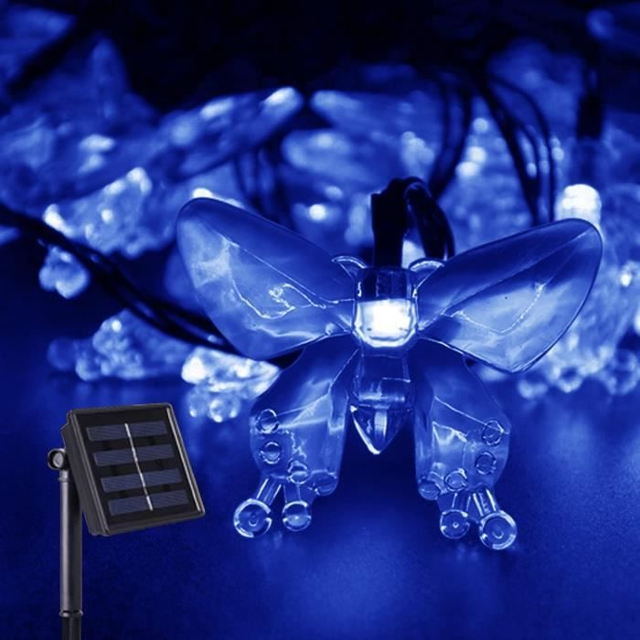 BIVGOCLS-Guirlande Lumineuse Solaire Exterieur-7M 50 LED Guirlande