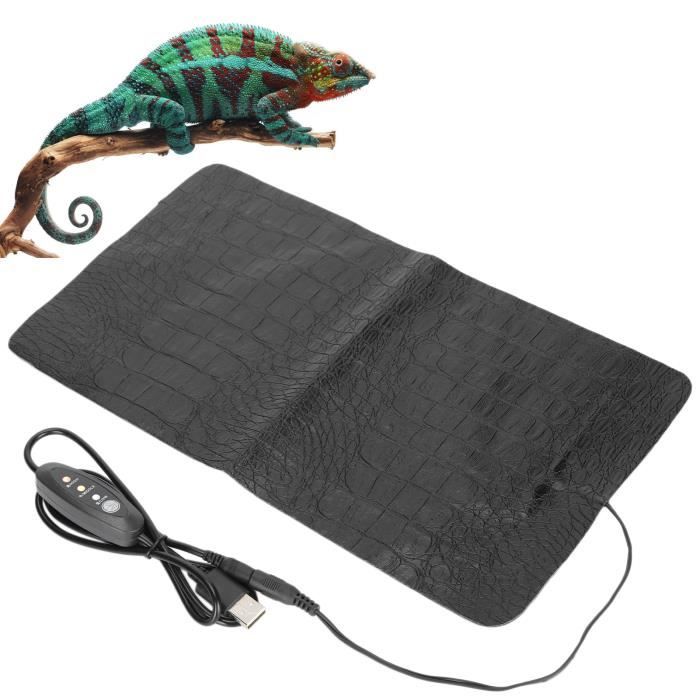Comparer les prix de VGEBY Tapis chauffant pour reptiles Tapis Chauffant Imperméable USB animalerie chauffage L (50x26x3 2cm/19,7x10,2x12,6 pouces)