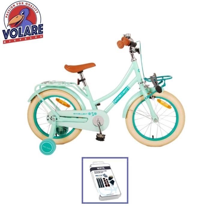 V lo pour enfants Volare Excellent 16 pouces Vert Kit de