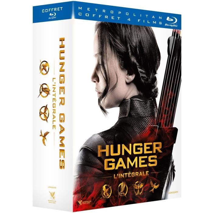 Coffret Hunger Games 4 films En Bluray Cdiscount
