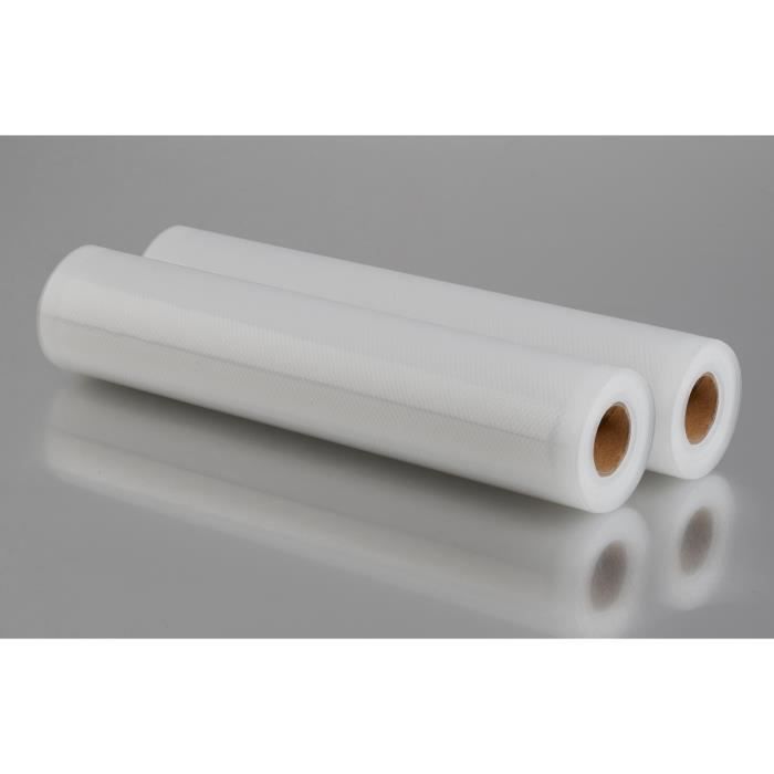 Rouleau de film pour machine sous vide 22 x 500 cm 2 pièces