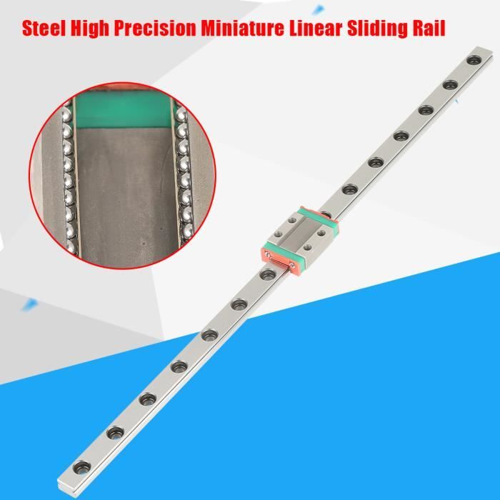 Rail Linéaire Coulissant Miniature MGN15 - Longueurs De 100mm à 1000mm - Pour Impression 3D, CNC Et Projets DIY