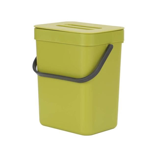 JUVEL Poubelle De Cuisine Suspendue 18L Avec Couvercle Anti-Odeurs - PP + TPE