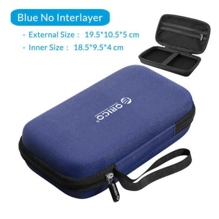 ORICO Boîtier de Protection 3.5 Pouces,Lot de 5, Étui de Rangement pour Disque Dur (HDD) ou SSD