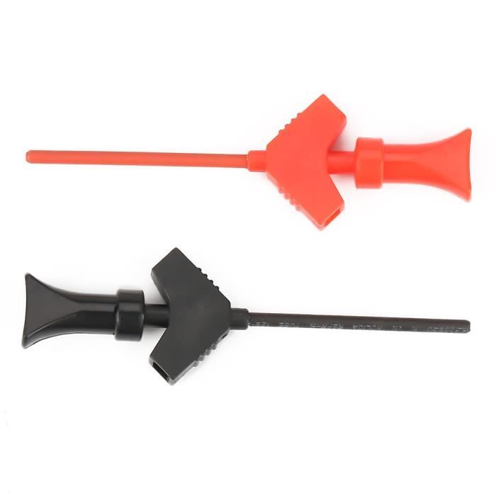 Crochet De Sonde Multimètre, Douille Filetée De 4mm, Pince Smd Ic, Ressort De Test De Dommage, Dorure Adaptée Au Plomb De Test, Interface 2mm/4mm/M4