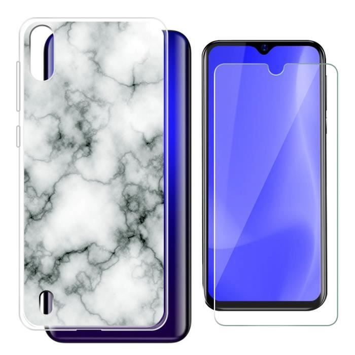 Coque + 2 Protections Écran Verre Trempé Pour Blackview Color 6 (6.67") - Silicone TPU Souple Anti-Choc | Coupe Précise, Protection Maximale
