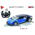 Véhicule radiocommandé Bugatti Chiron 1:14ème avec effets lumineux-1