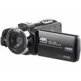 Caméscope 4K UHD - SOMIKON - DV-860.uhd - Capteur Sony 8 Mpx - Zoom 18x - Batterie lithium-ion 1500 mAh-1