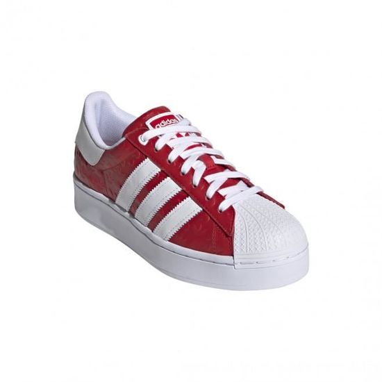 Adidas superstar new arrivals rouge femme