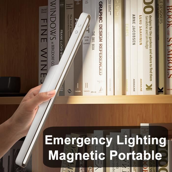 Lampe LED magnétique sans fil 95W USB BLANCHE