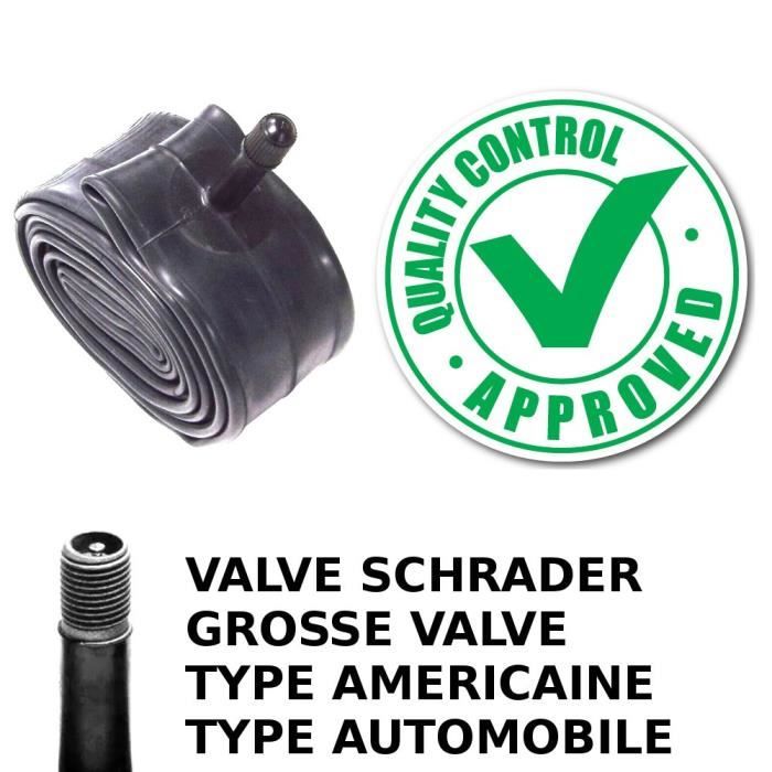 2x Rallonges De Valve Schrader Pour Vélo - Cuivre/plastique