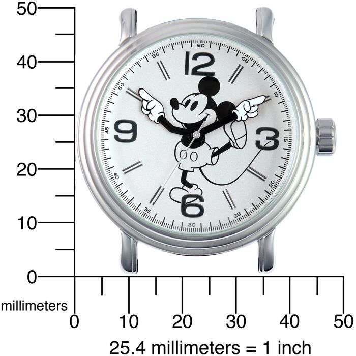 DISNEY Montre vintage argent e bo tier articul en argent