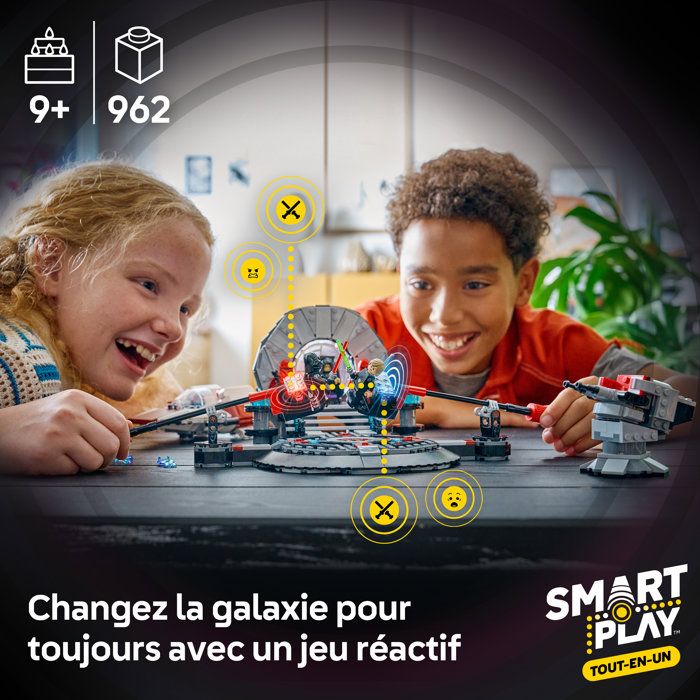 LEGO Star Wars 75427 SMART Play : Duel dans la Salle du Trône et ...