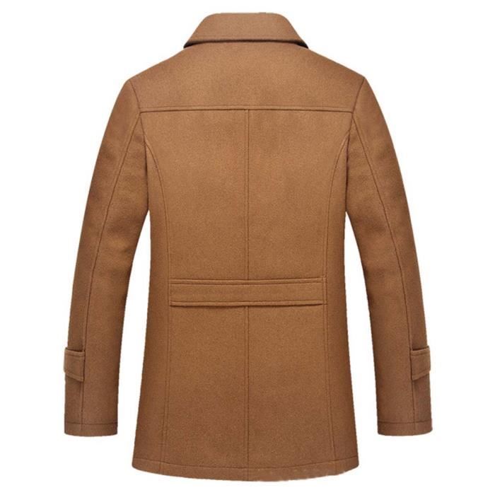 Veste longue camel homme 2025